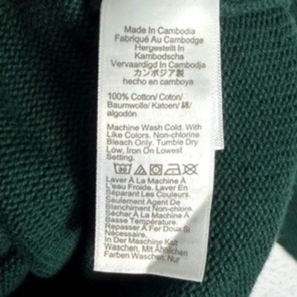 Lot of 2 J. Crew Mens XL Cotton Crewneck Sweaters Navy Blue Forest Green Solid‎